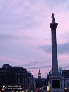 vue depuis nationl galery big ben by nigth city trip londres