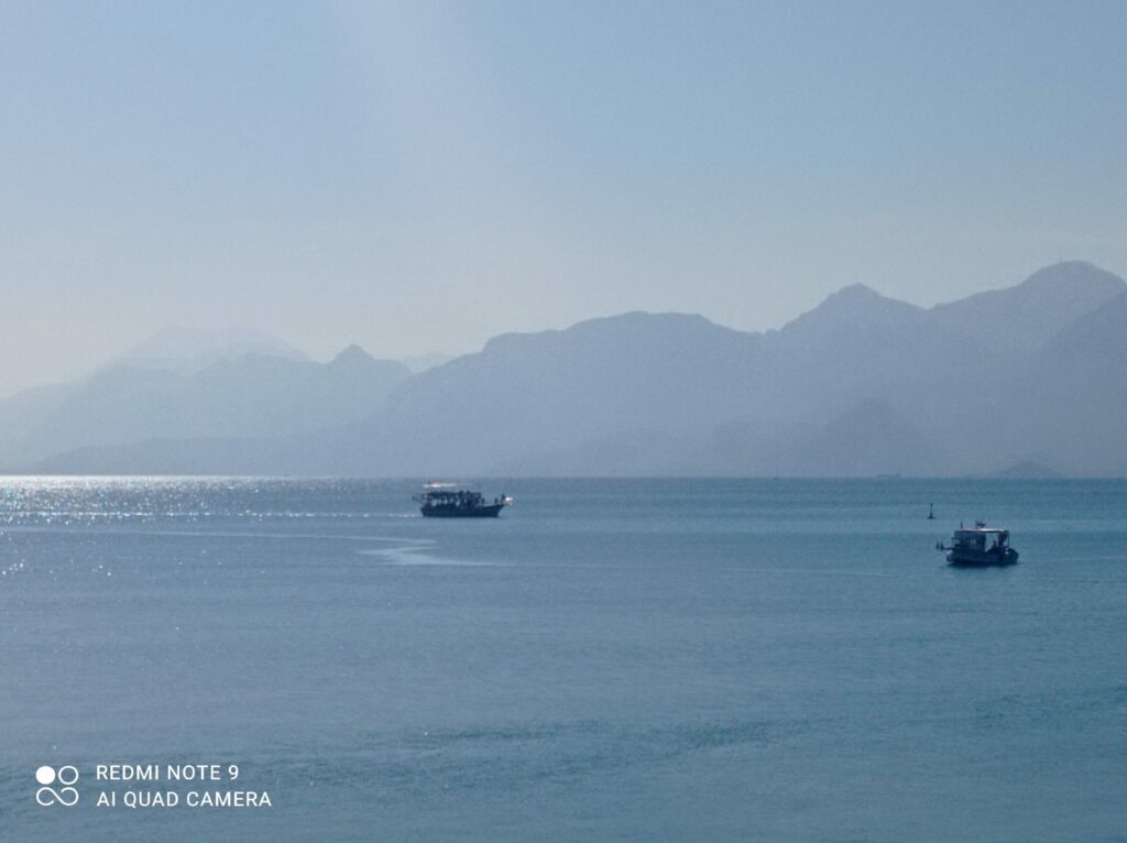 VUE SUR LA MER DEPUIS ANTALYA