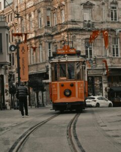 tram historique dans istanbul