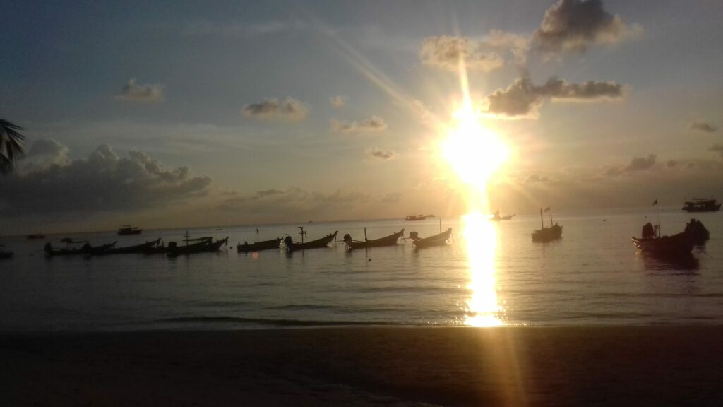 sun set koh tao